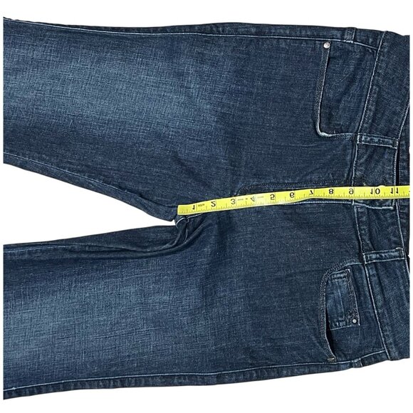 Pilcro Anthropologie Jeans Women Size 31 Flare Bootcut Dark Wash Denim Stretch - Picture 6 of 16